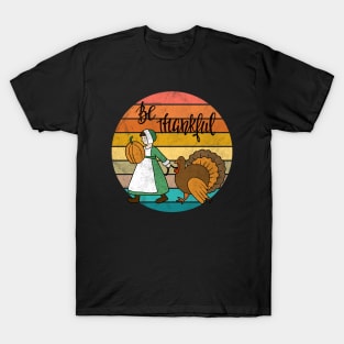 Thanksgiving Pilgrim and Turkey T-Shirt